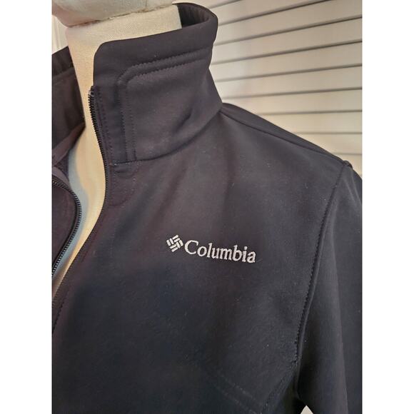Columbia Womens Kruser Ridge Soft Shell Jacket Black SZ S OmniShield Water Resis - Picture 3 of 4